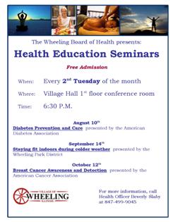 Health Education Flyer